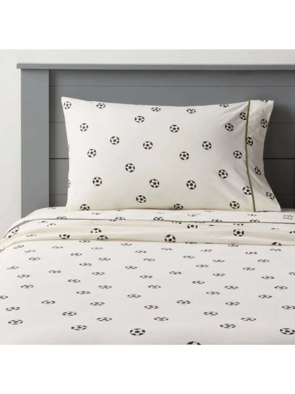 FULL Soccer Kids' Cotton Sheet Set - Pillowfort